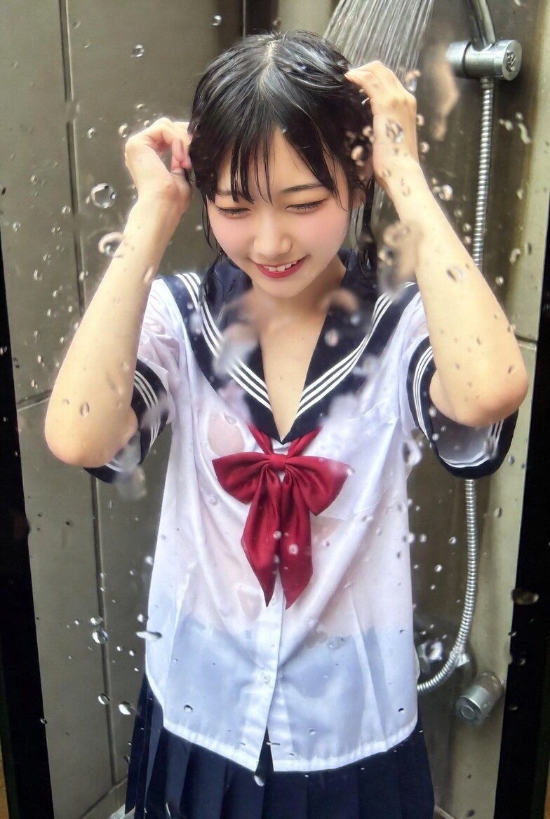 【制服シャワー260723】8枚