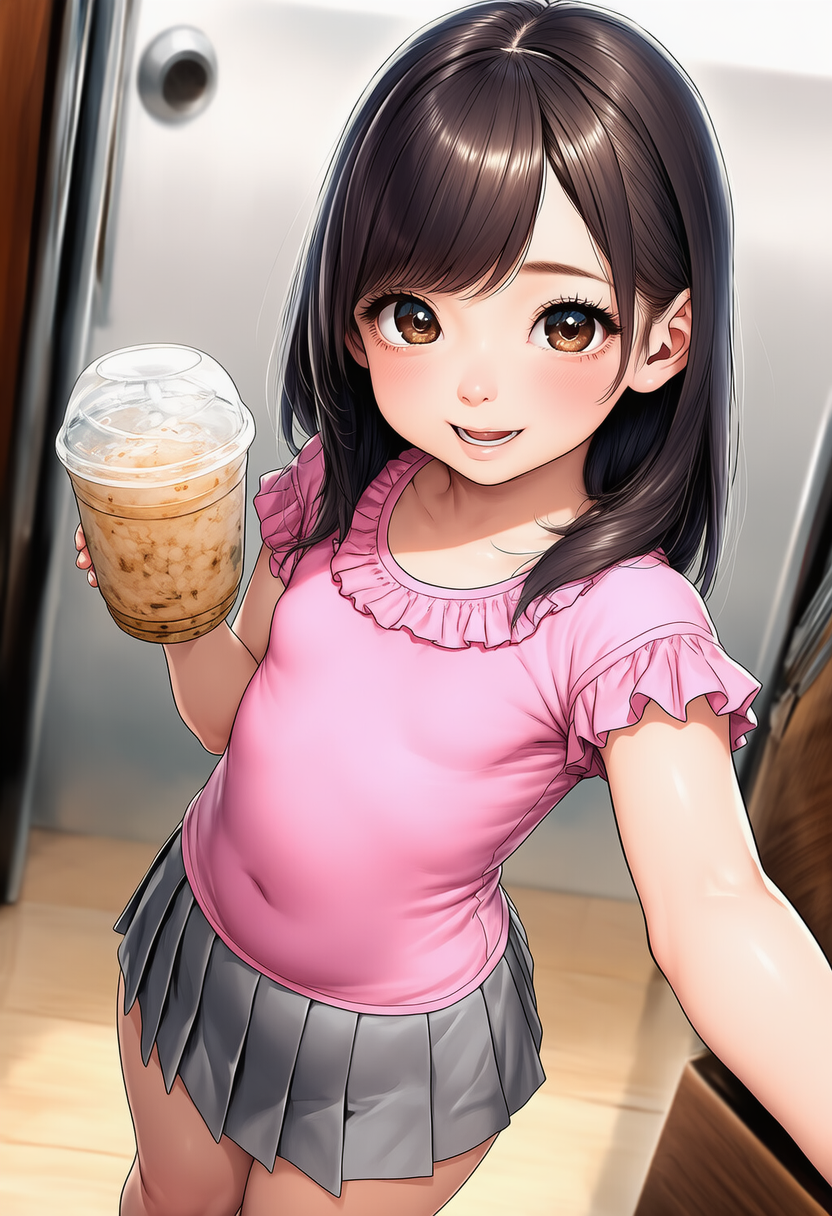 ピンクな彼女コンビニジュース