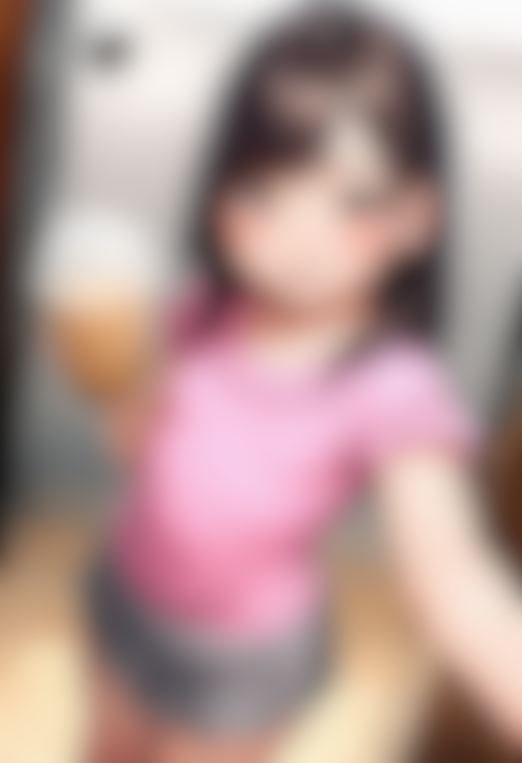 ピンクな彼女コンビニジュース