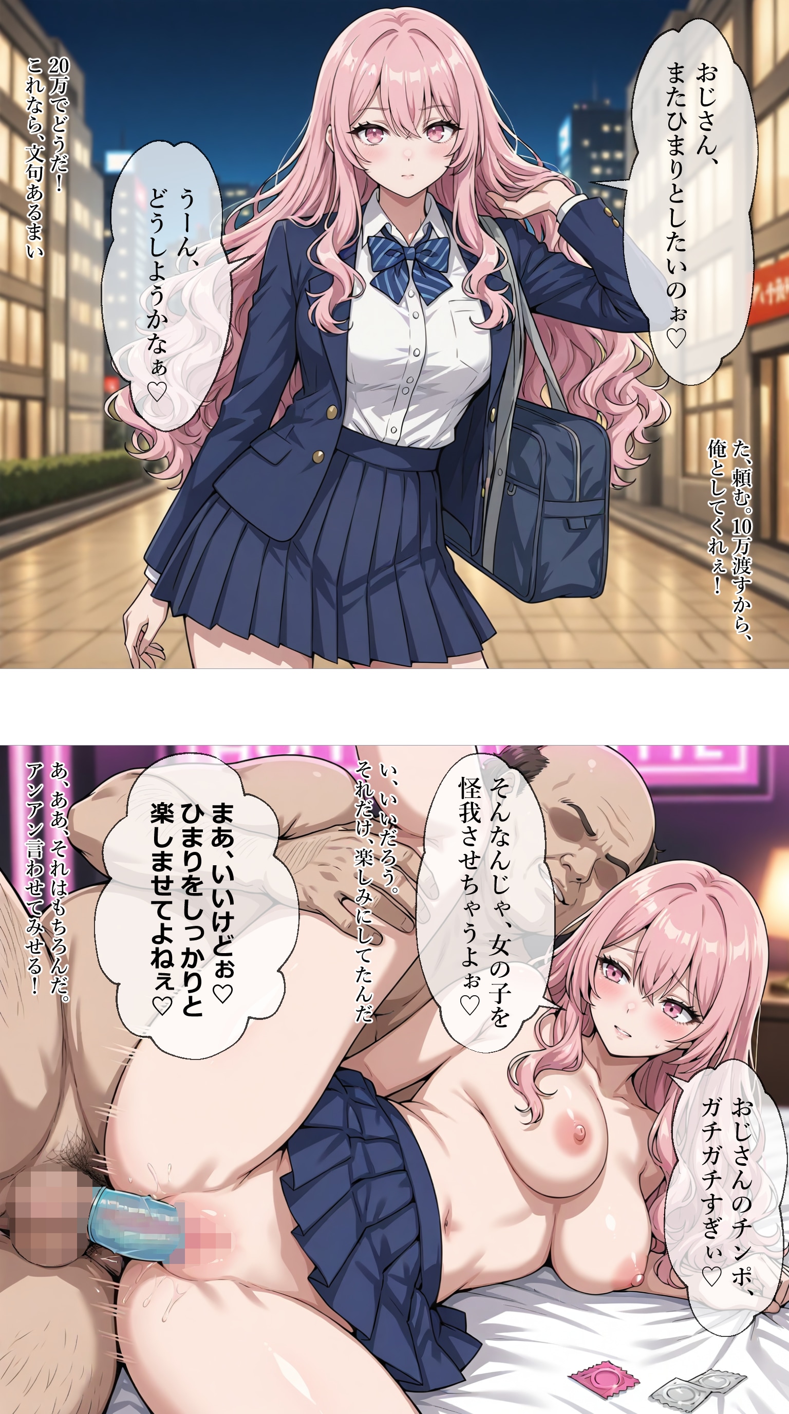 パパ活でおぢの相手をする一軍ギャルズ【桃園ひまり】