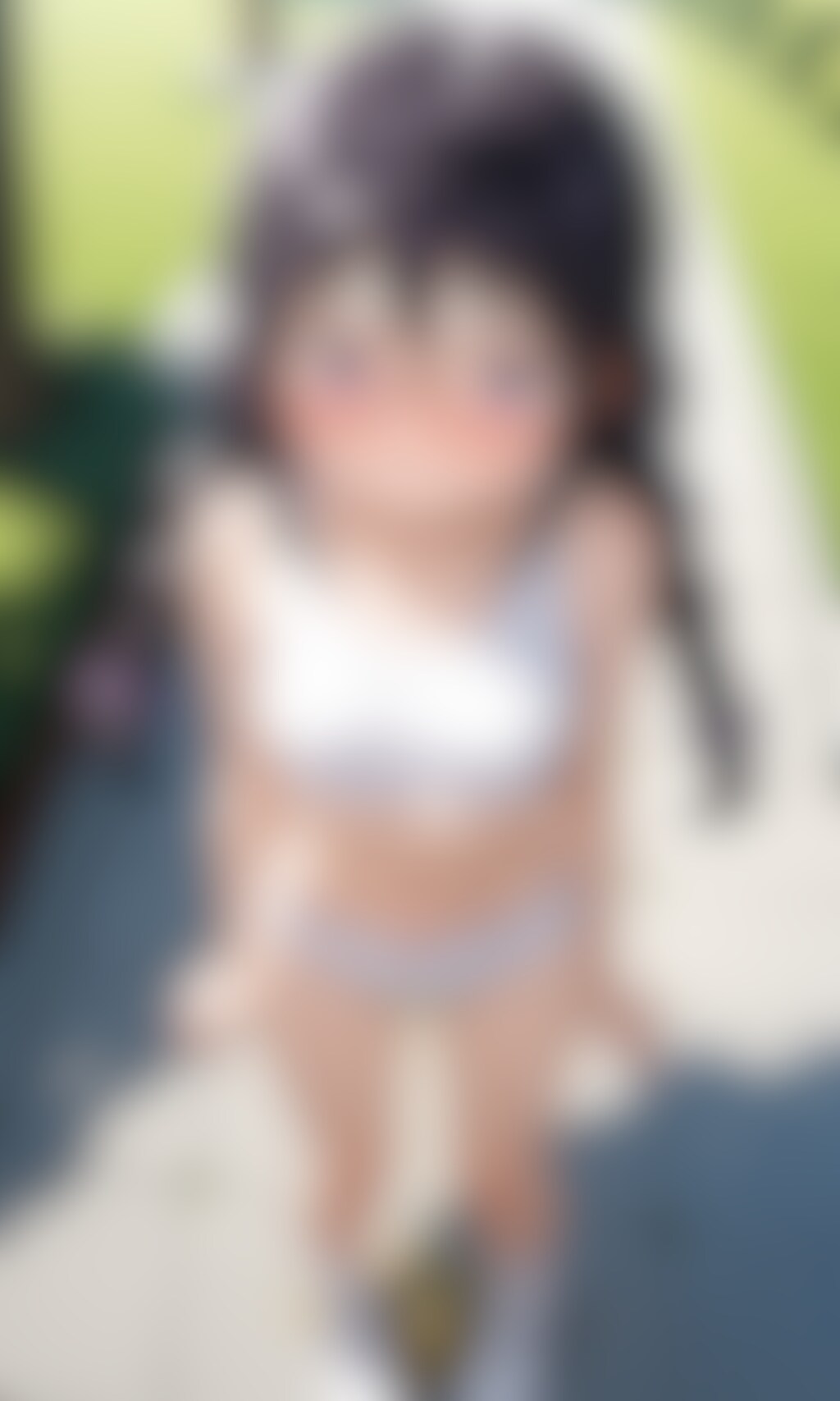 蔵出しおしっこお漏らしチャレンジ【暁美ほ〇ら】眼鏡三つ網初期ver.（スポーツインナー）その1