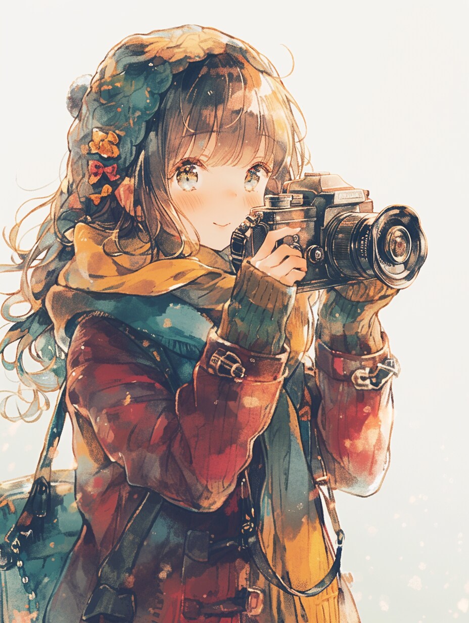 カメラガール。