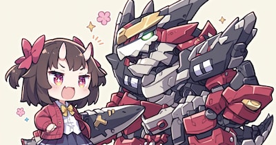 ちびキャラ鬼武者メカ娘