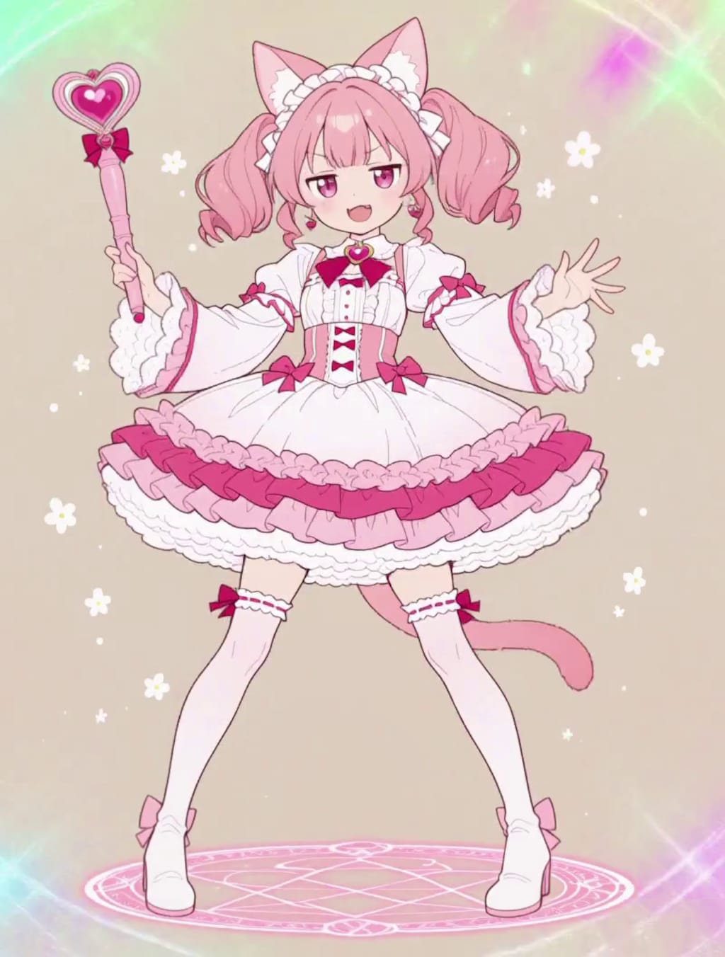 変身！魔法少女 ねこちゃん【パラパライラスト４０】