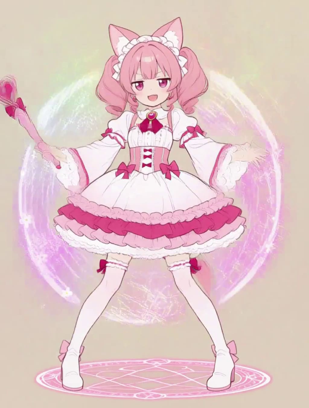 変身！魔法少女 ねこちゃん【パラパライラスト４０】