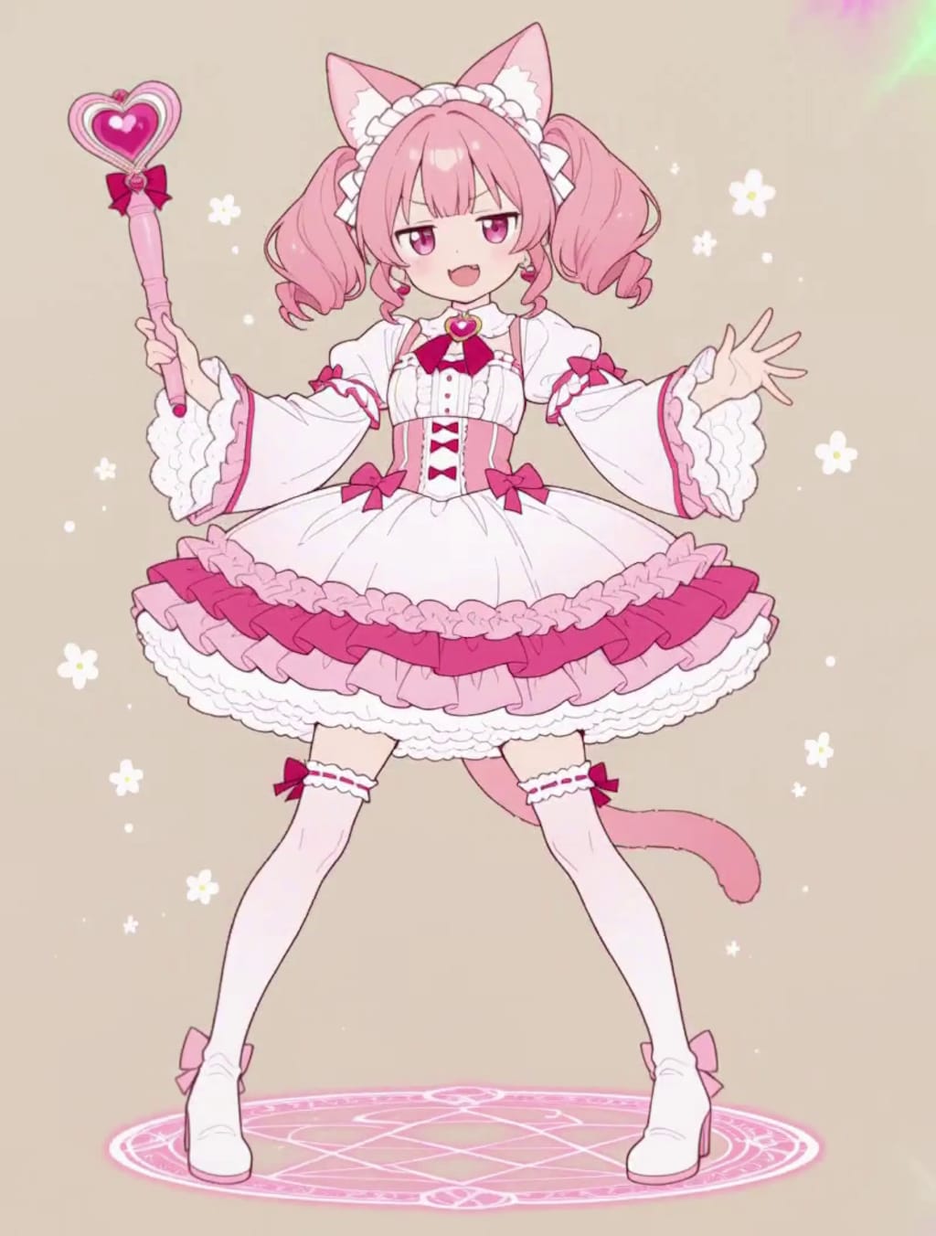 変身！魔法少女 ねこちゃん【パラパライラスト４０】