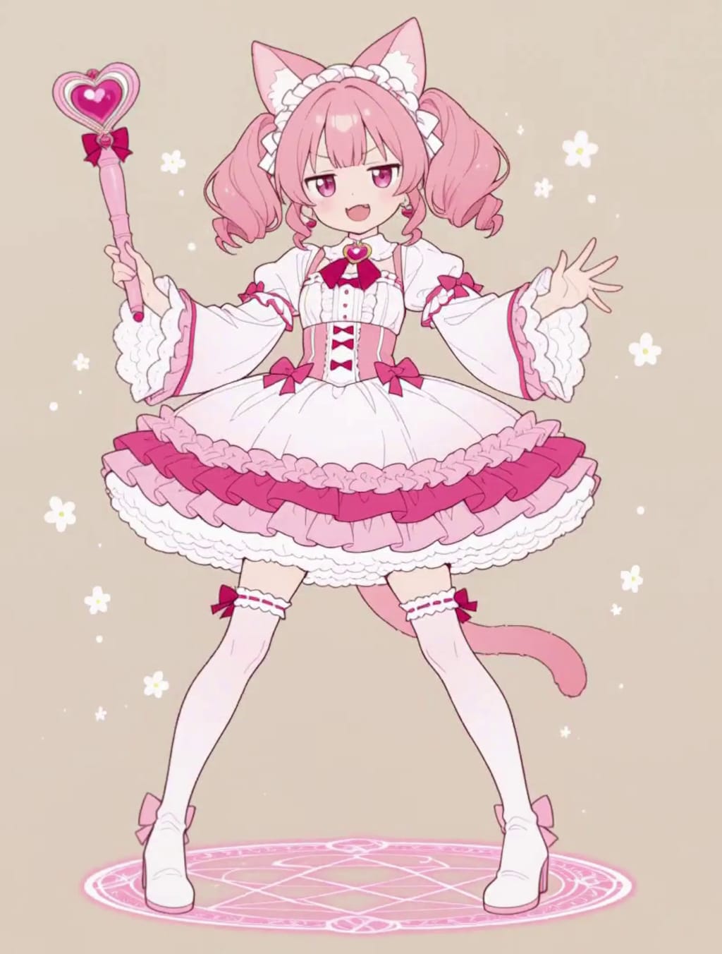 変身！魔法少女 ねこちゃん【パラパライラスト４０】