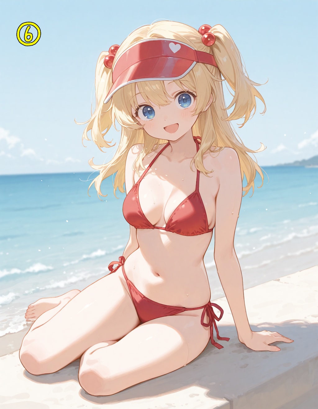 【プロンプト】yokozuwari（横座り）