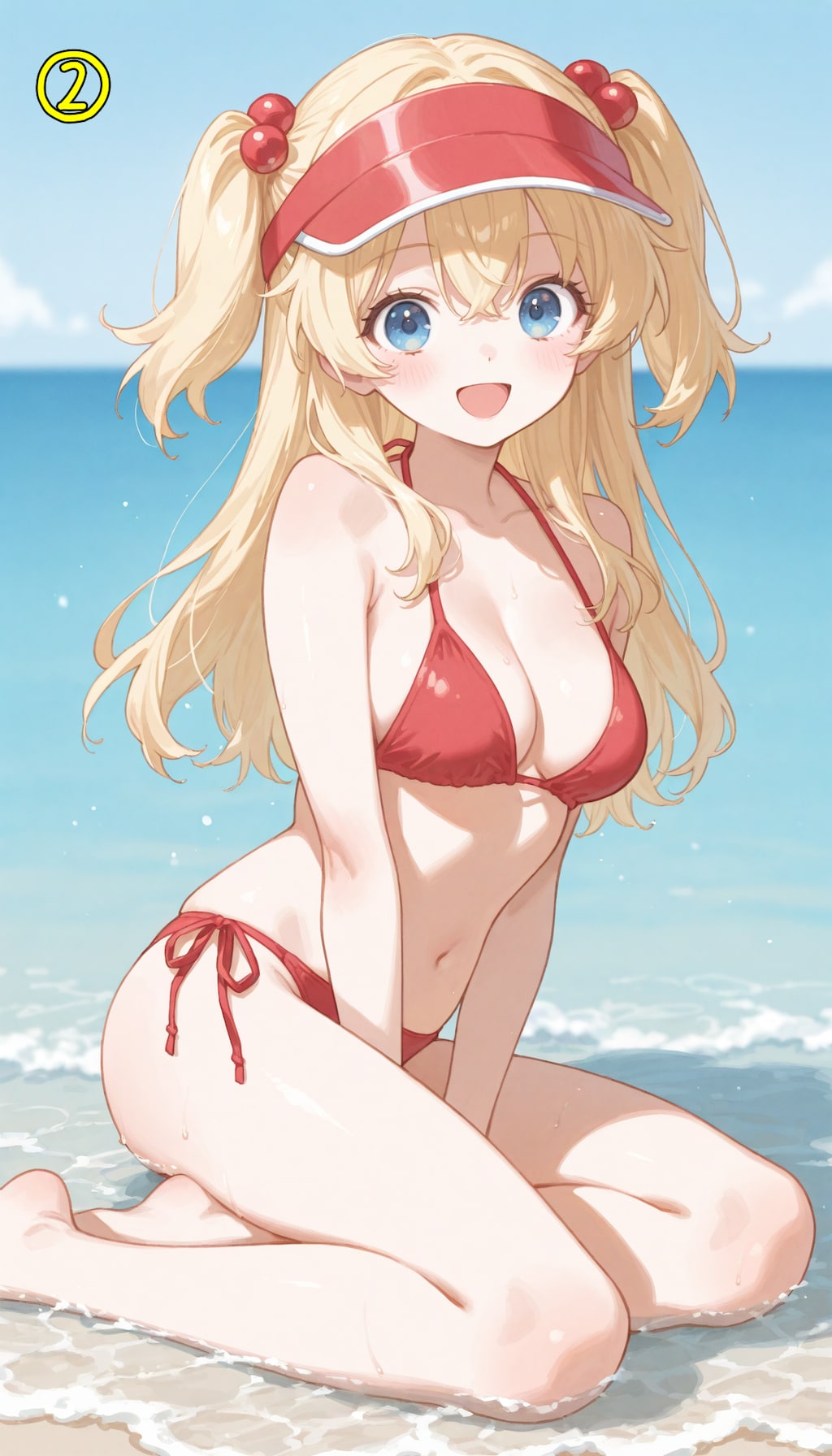 【プロンプト】yokozuwari（横座り）