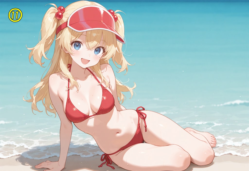 【プロンプト】yokozuwari（横座り）