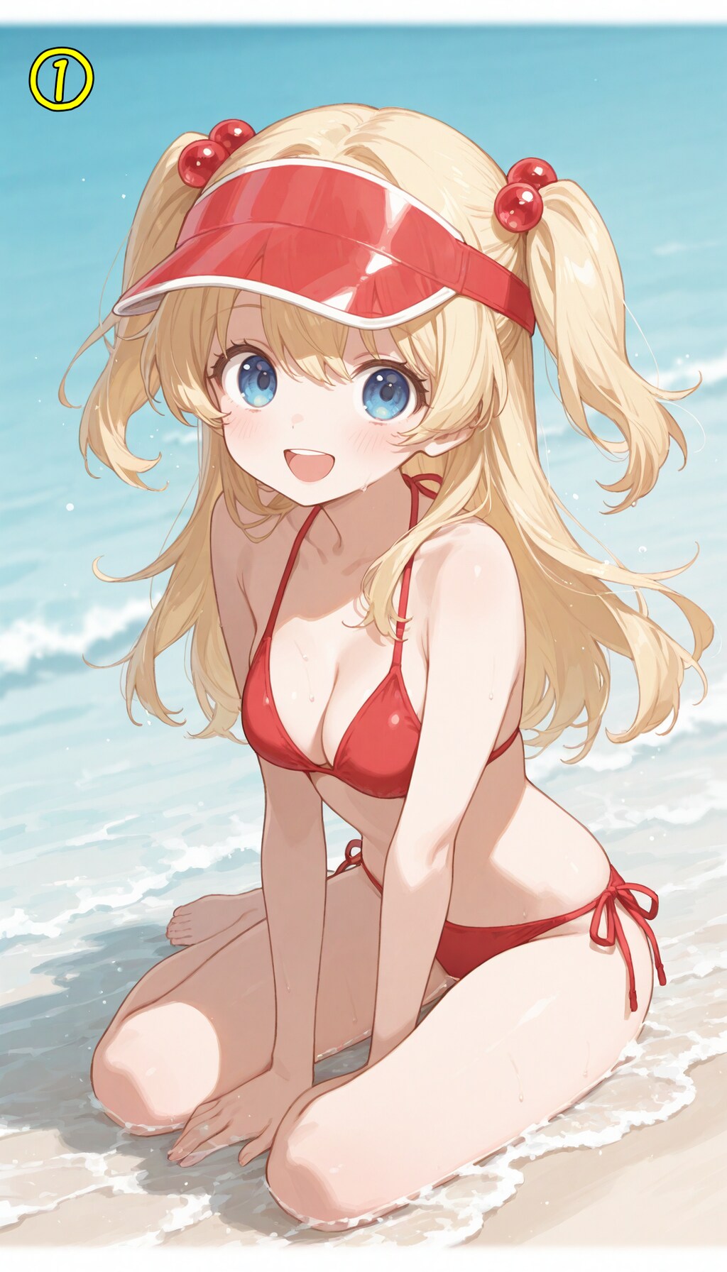 【プロンプト】yokozuwari（横座り）