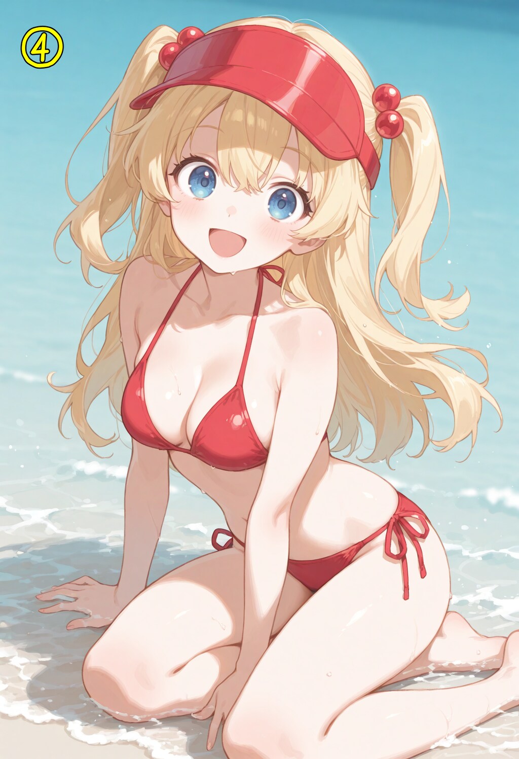 【プロンプト】yokozuwari（横座り）