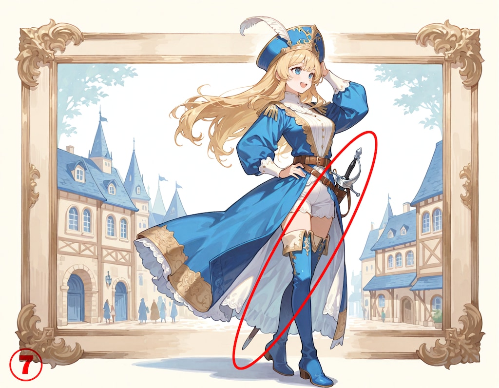 【制作過程】完成イラストで気になるところ