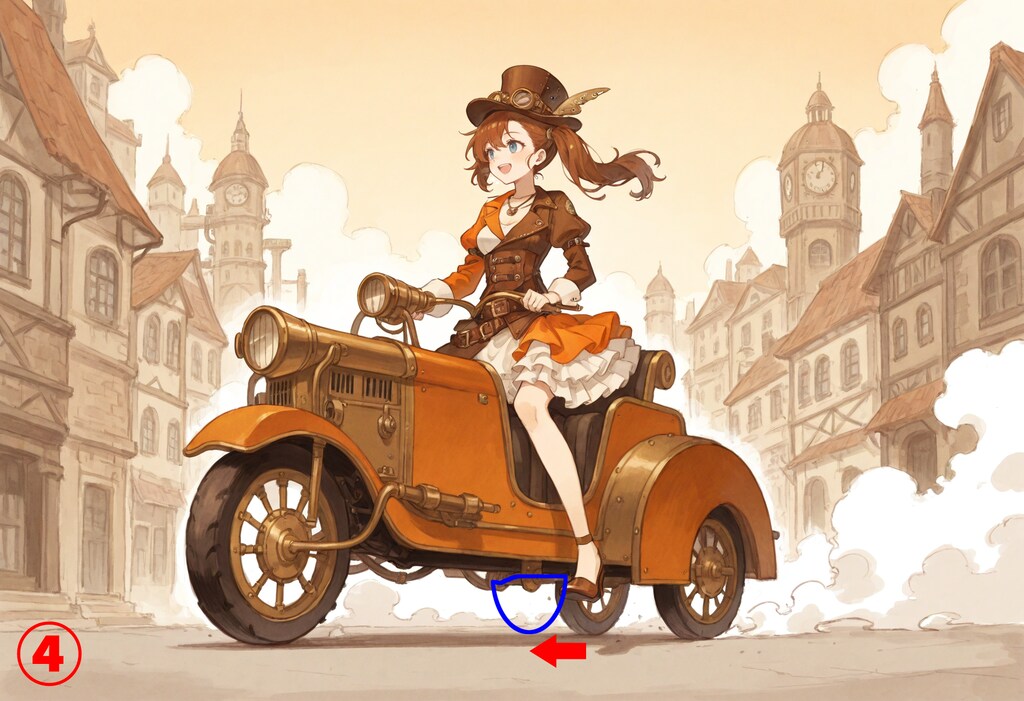 【制作過程】完成イラストで気になるところ