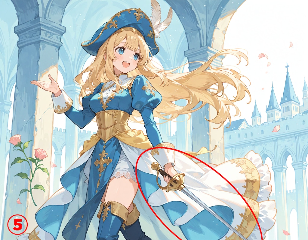 【制作過程】完成イラストで気になるところ