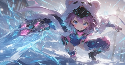 氷属性白くまメカ娘