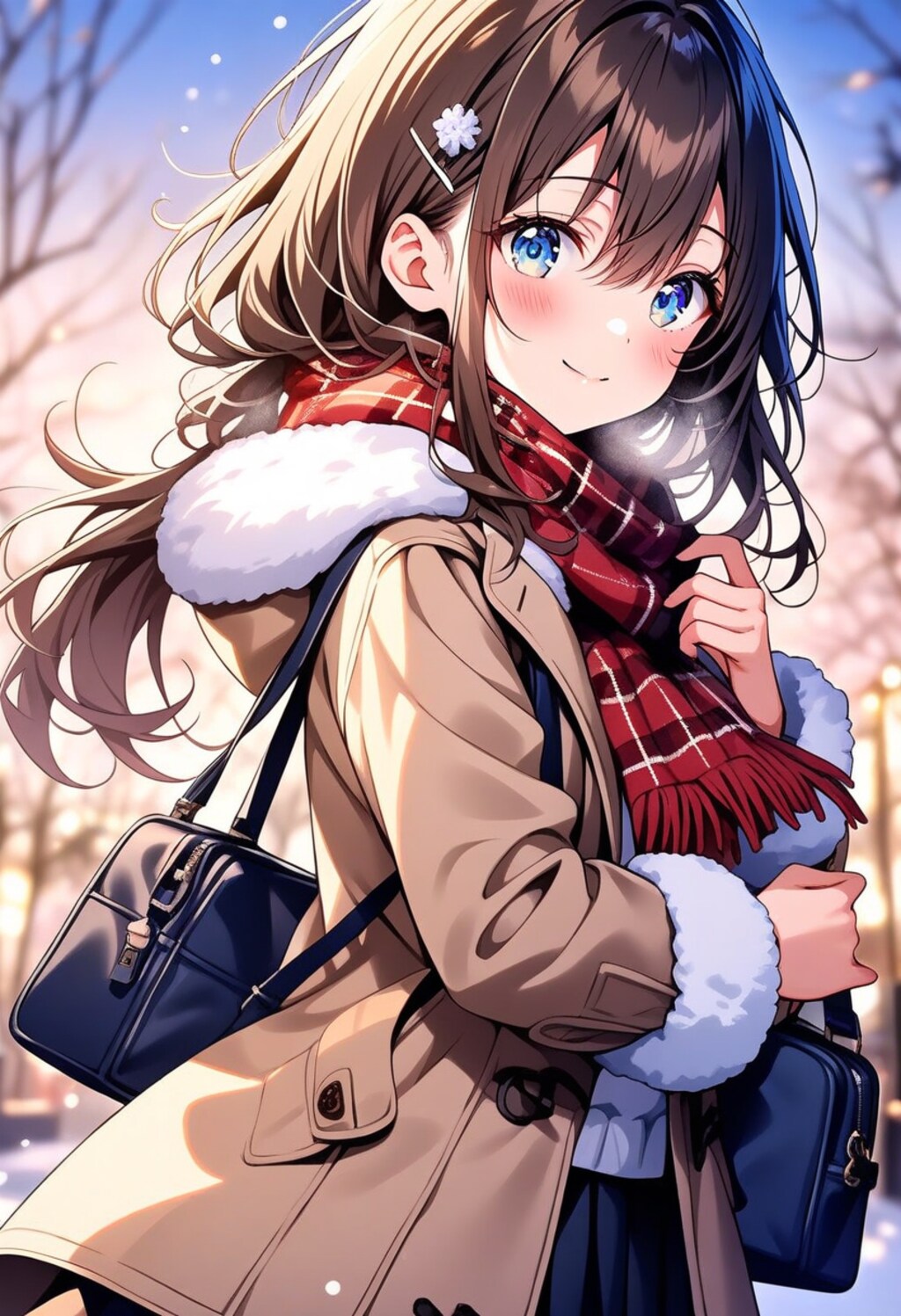冬⛄️の制服少女👩‍🎓