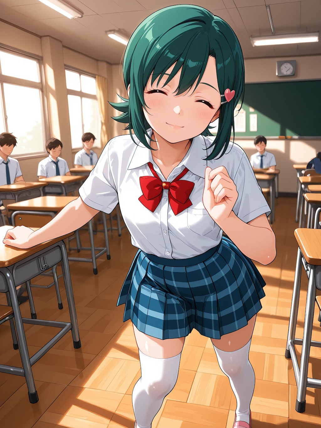 【スーパーリアル麻雀P5】梢ひな子：風紀委員の学校生活