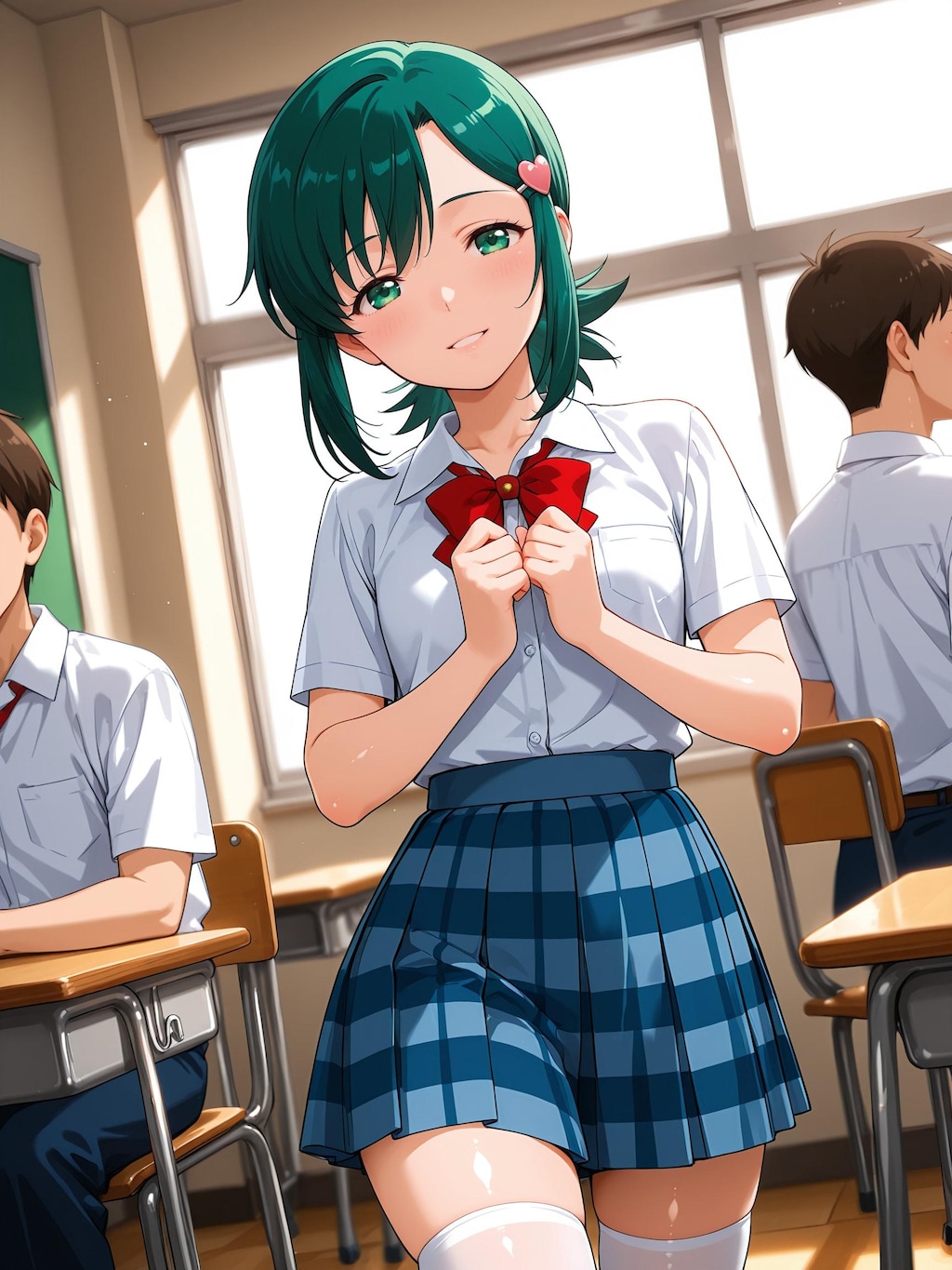 【スーパーリアル麻雀P5】梢ひな子：風紀委員の学校生活