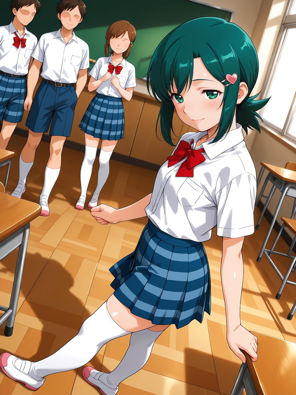 【スーパーリアル麻雀P5】梢ひな子：風紀委員の学校生活
