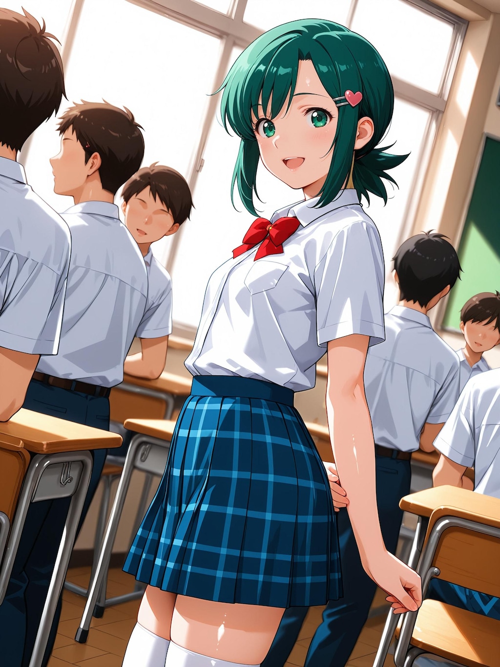 【スーパーリアル麻雀P5】梢ひな子：風紀委員の学校生活