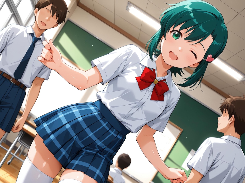【スーパーリアル麻雀P5】梢ひな子：風紀委員の学校生活