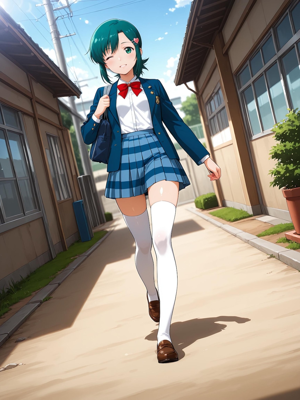 【スーパーリアル麻雀P5】梢ひな子：風紀委員の学校生活