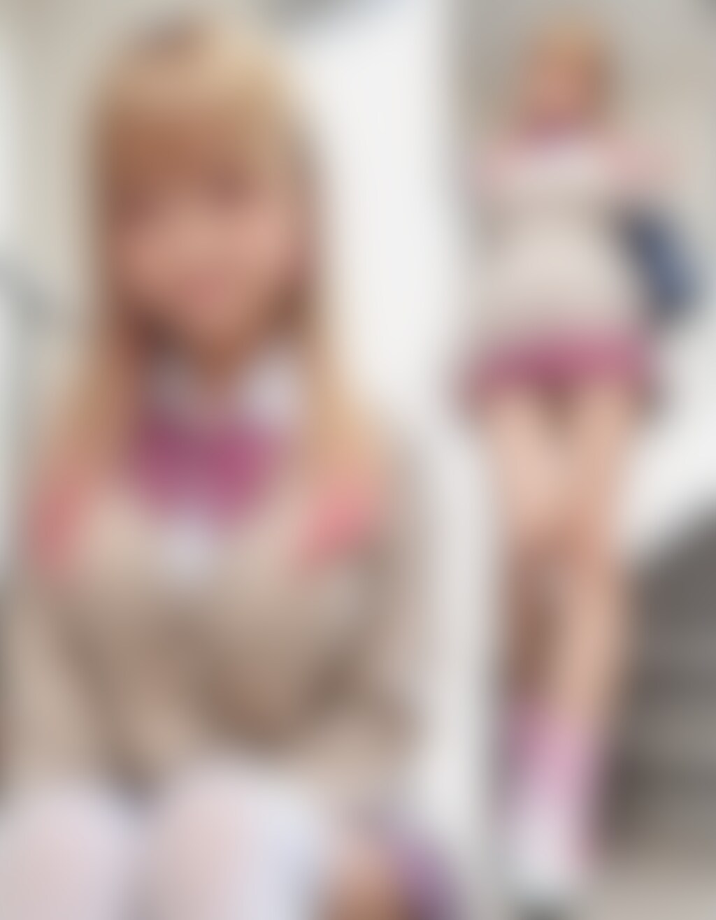 260221P【7枚】階段とミニスカ制服の夏姫