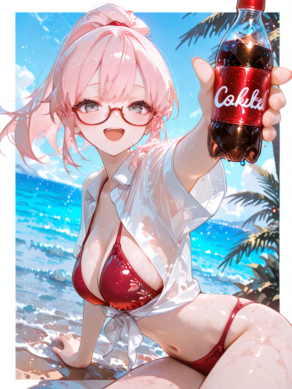 飛び出すソーダ