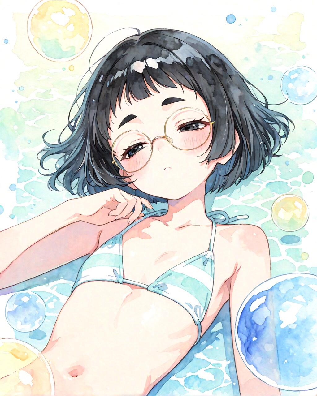 パステルビキニめがねちゃん