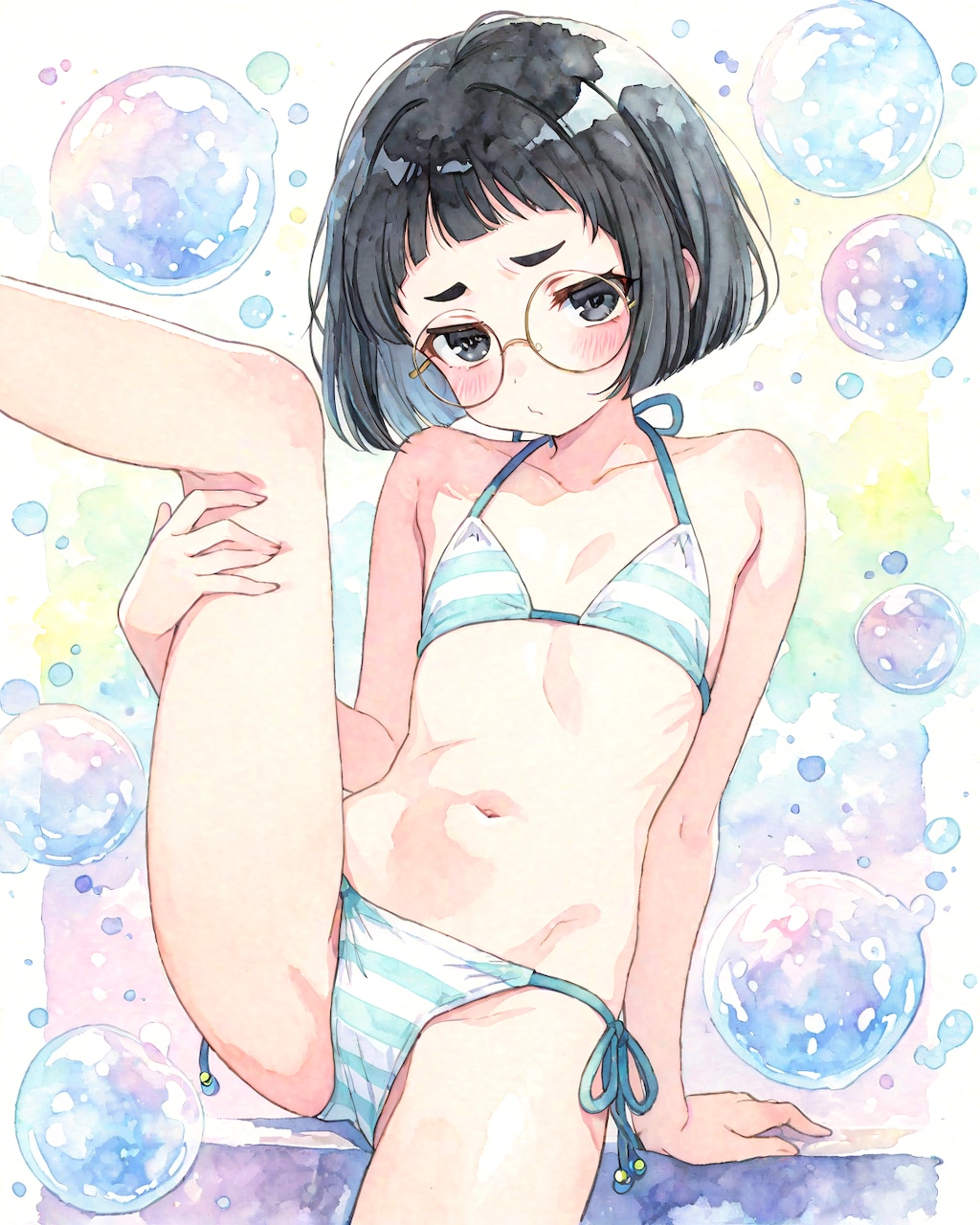 パステルビキニめがねちゃん