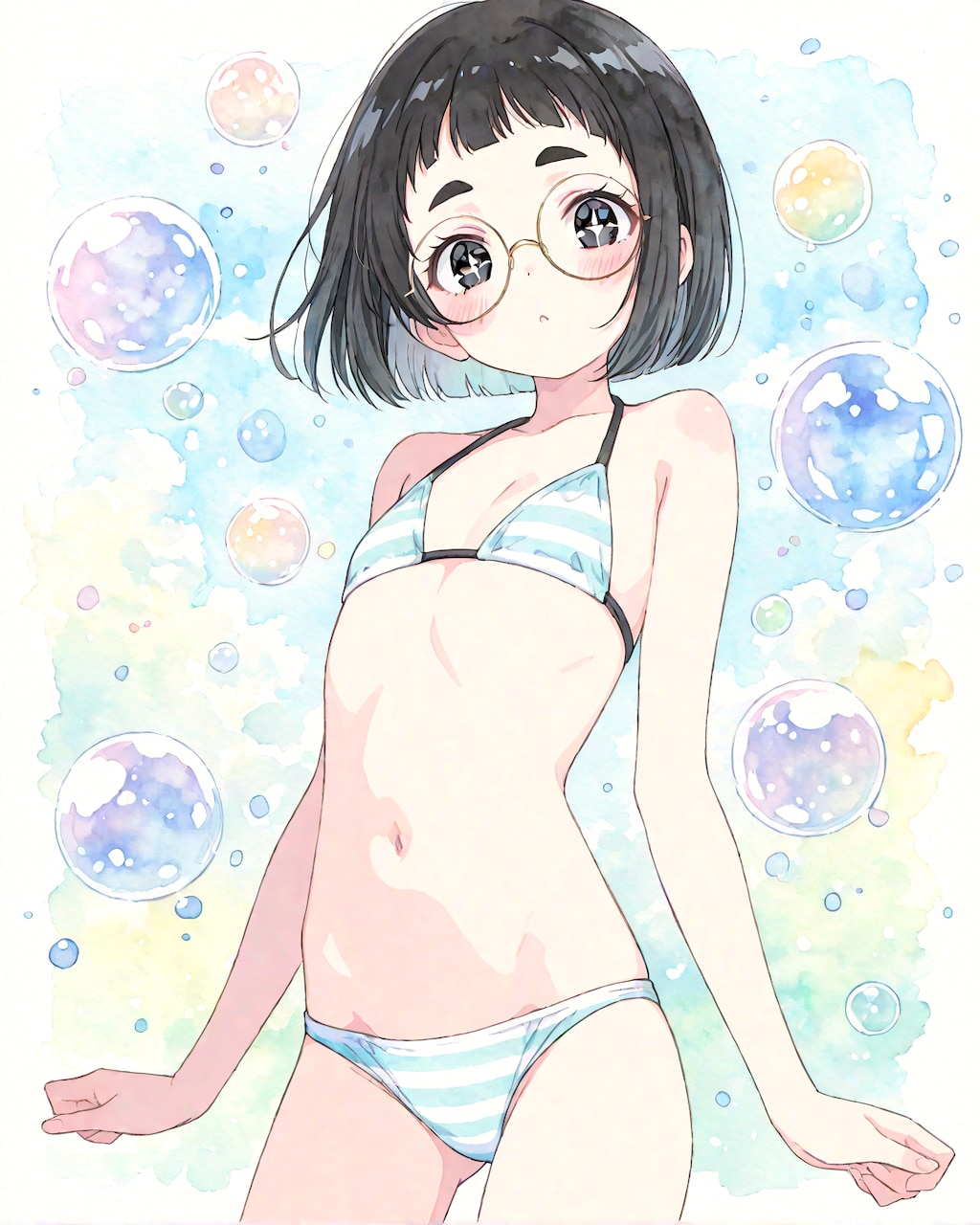 パステルビキニめがねちゃん