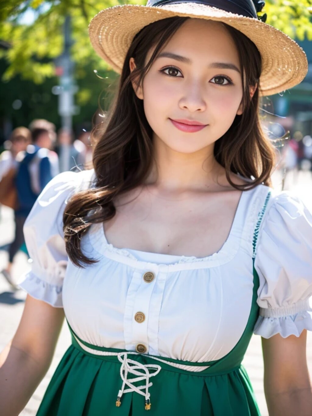 （30枚）ディアンドルを着た女性