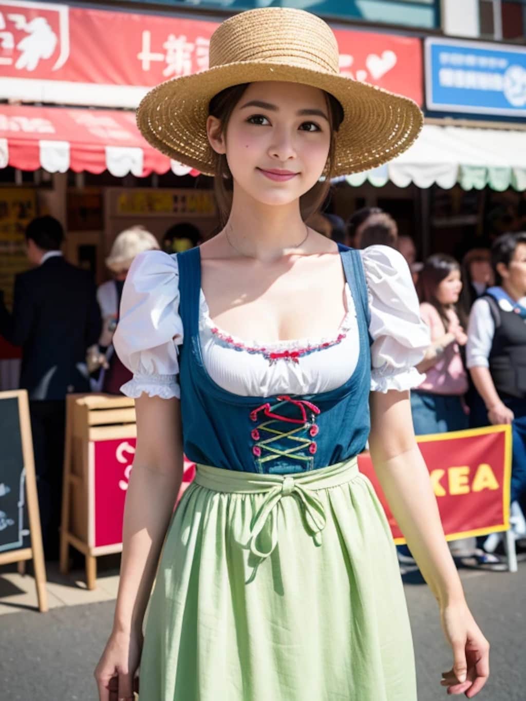 （30枚）ディアンドルを着た女性