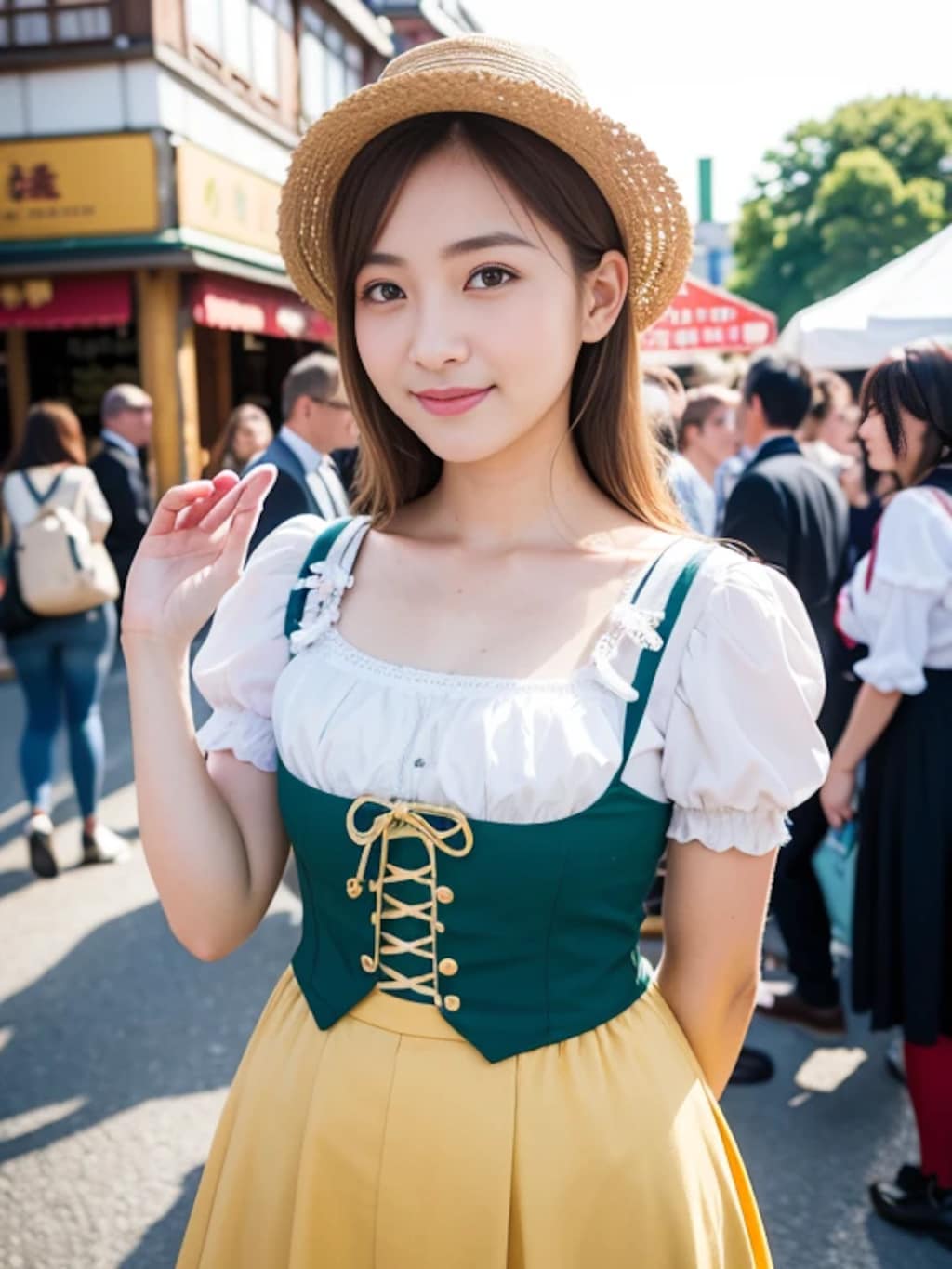 （30枚）ディアンドルを着た女性