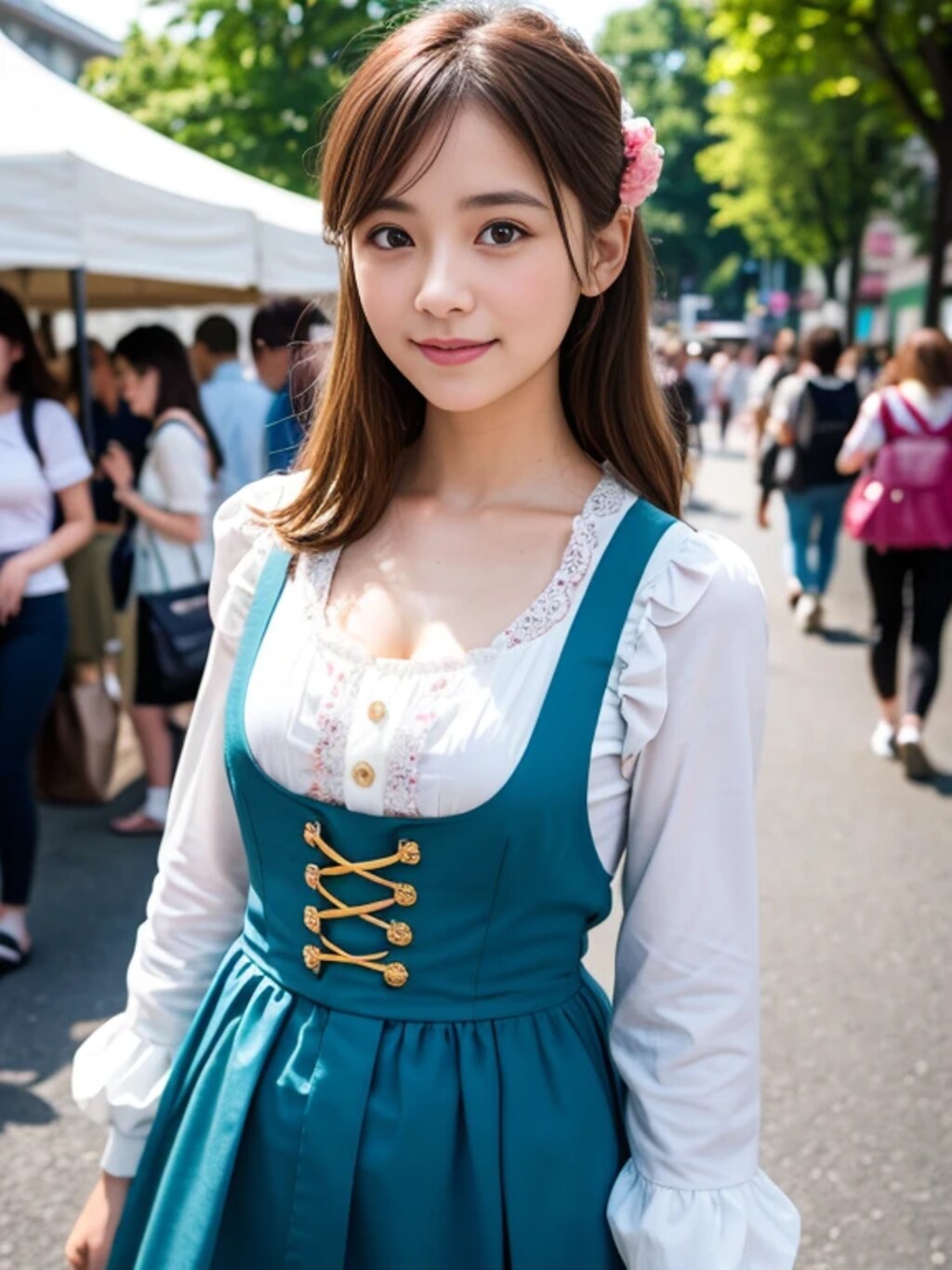 （30枚）ディアンドルを着た女性