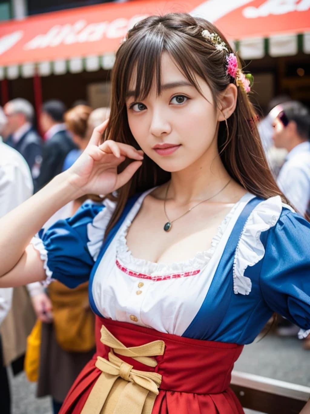 （30枚）ディアンドルを着た女性