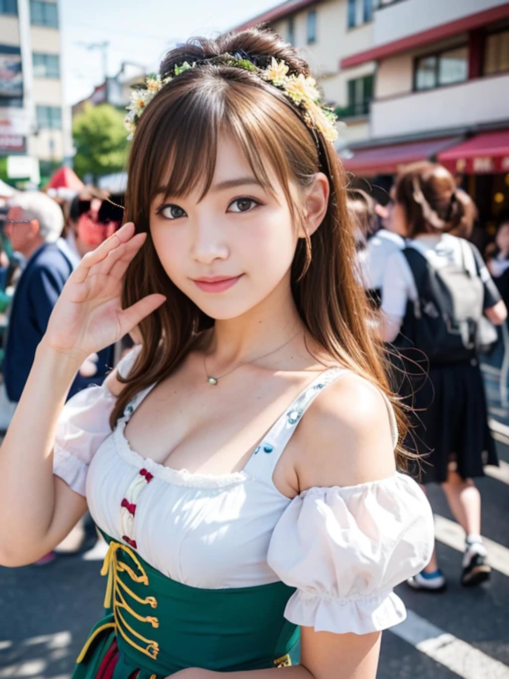 （30枚）ディアンドルを着た女性