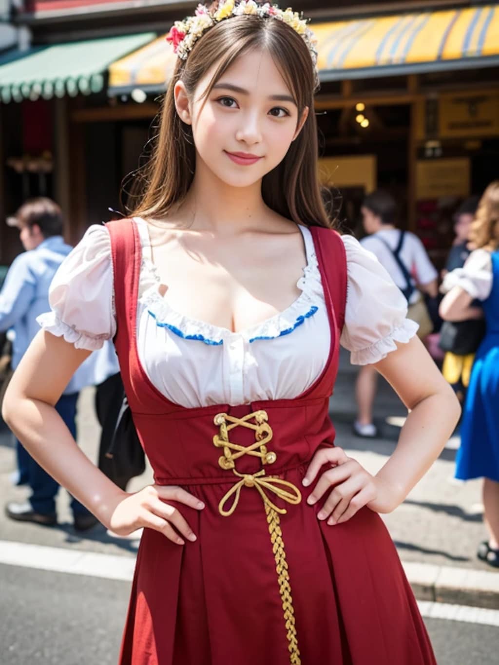 （30枚）ディアンドルを着た女性