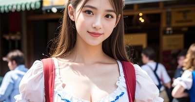 (30枚)ディアンドルを着た女性