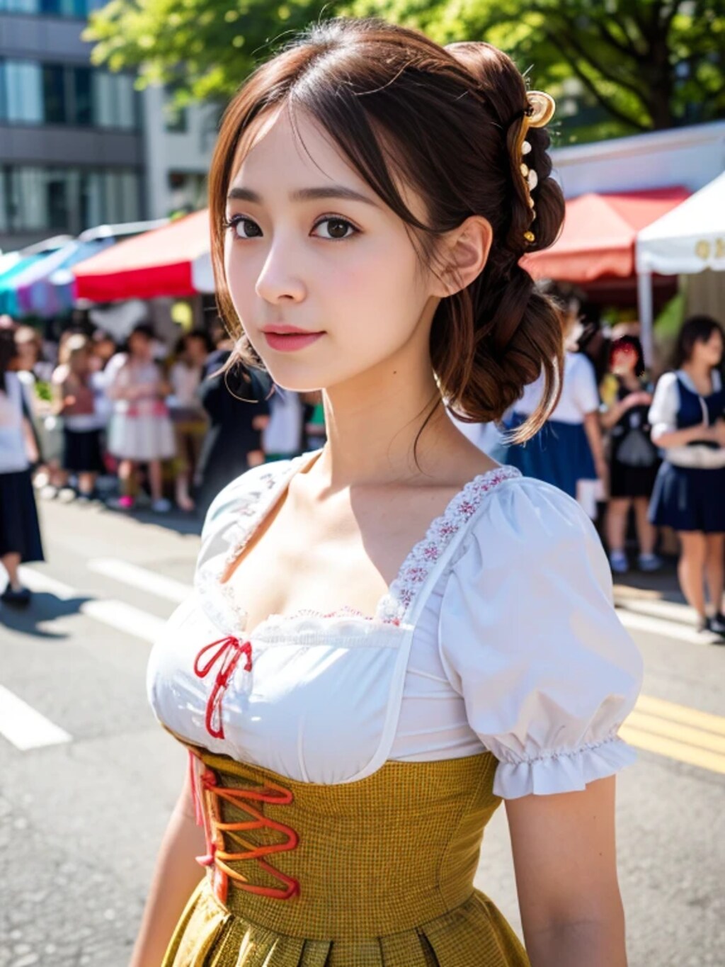 （30枚）ディアンドルを着た女性