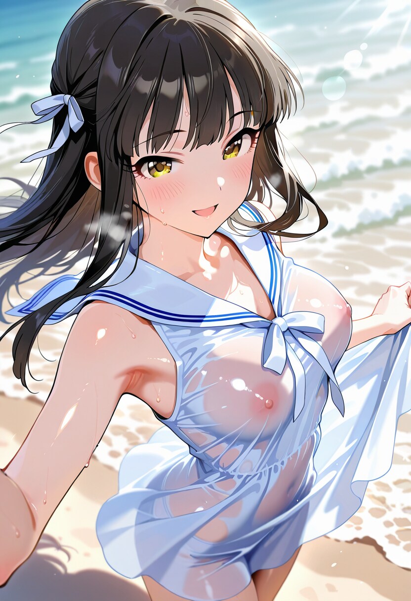 爽やかエロセーラー服女、黒川千秋