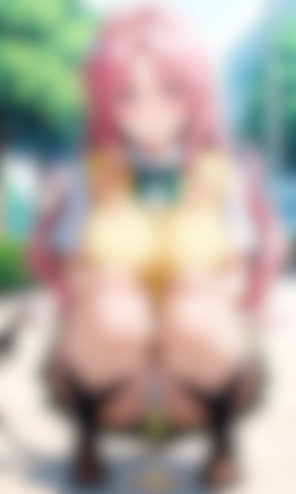 おしっこお漏らしチャレンジ【セ〇ィ・ミカ〇ラ・デビ〇ーク】(制服)