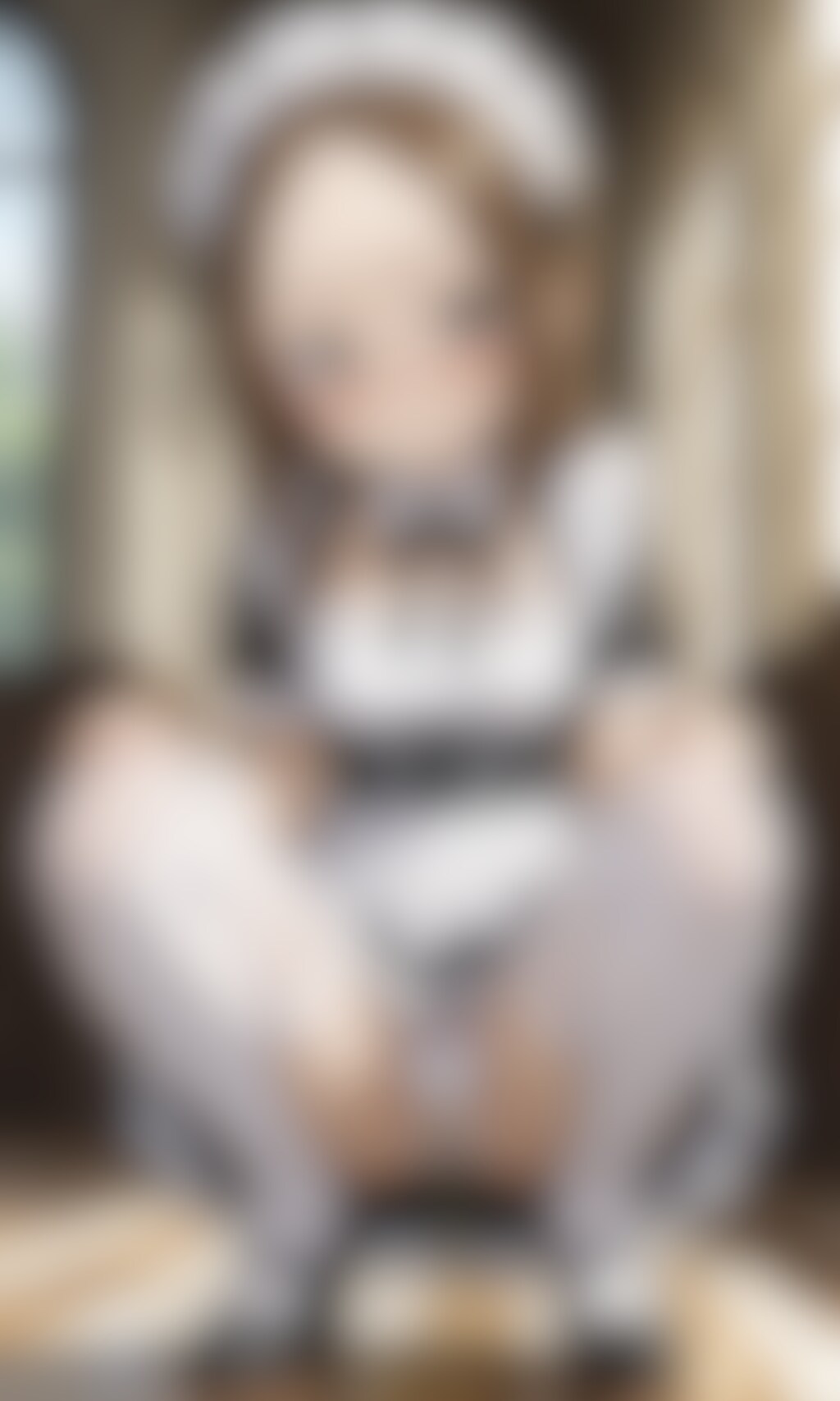 おしっこお漏らしチャレンジ【高〇さん】(メイド)