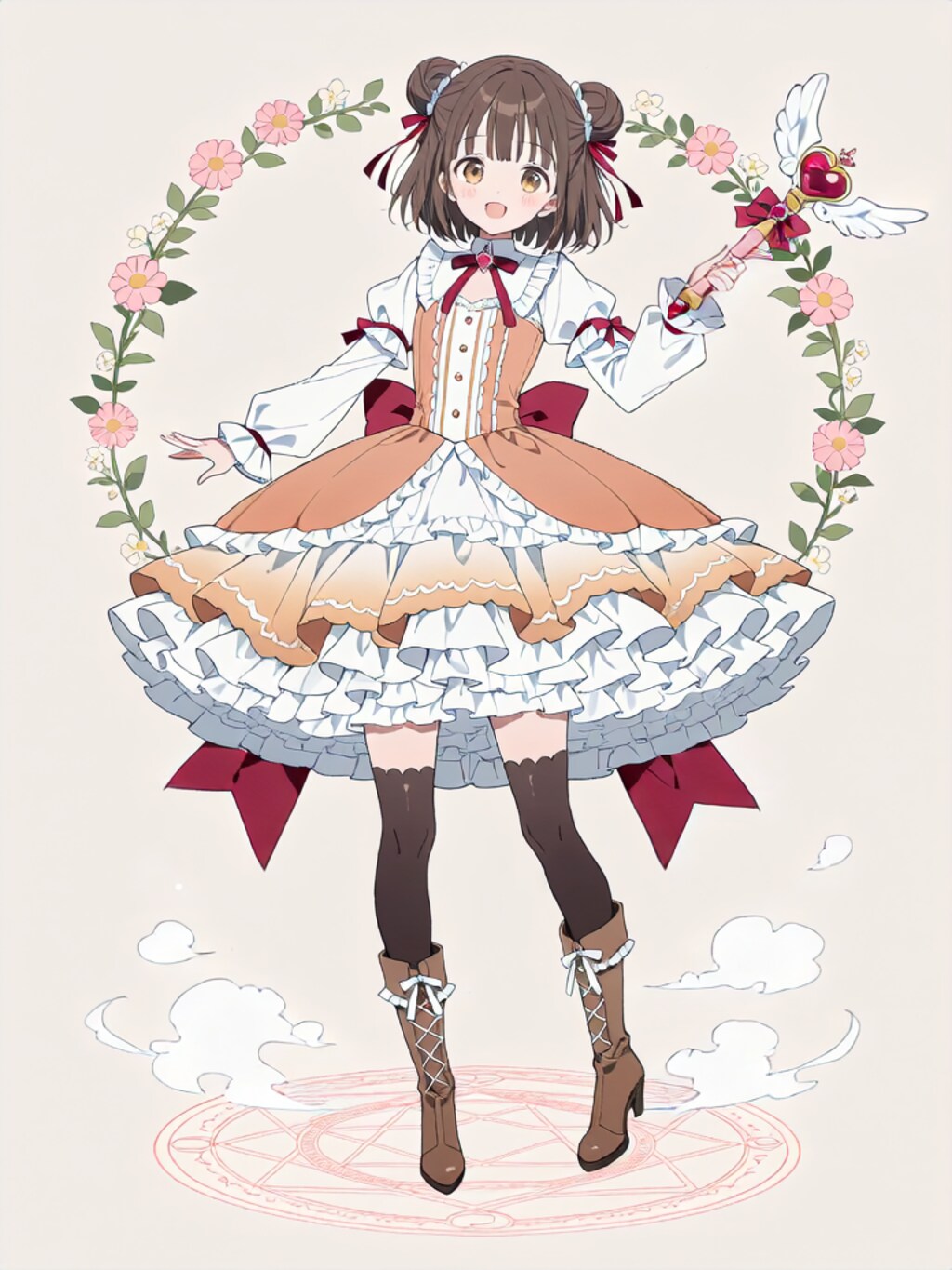 変身！魔法少女 ふかめちゃん【パラパライラスト】