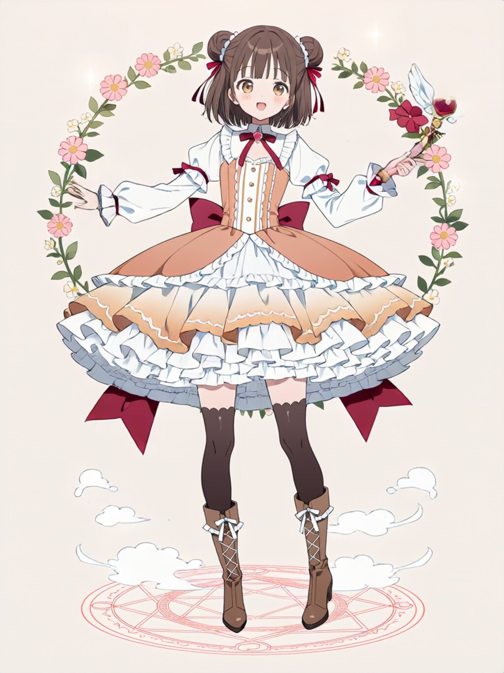 変身！魔法少女 ふかめちゃん【パラパライラスト】