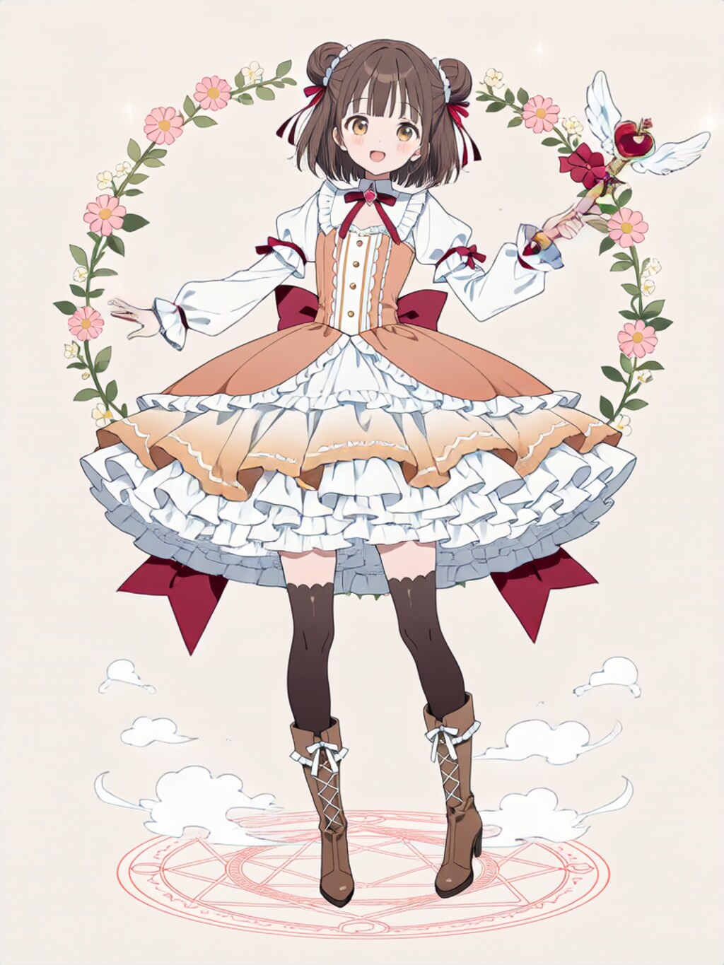 変身！魔法少女 ふかめちゃん【パラパライラスト】