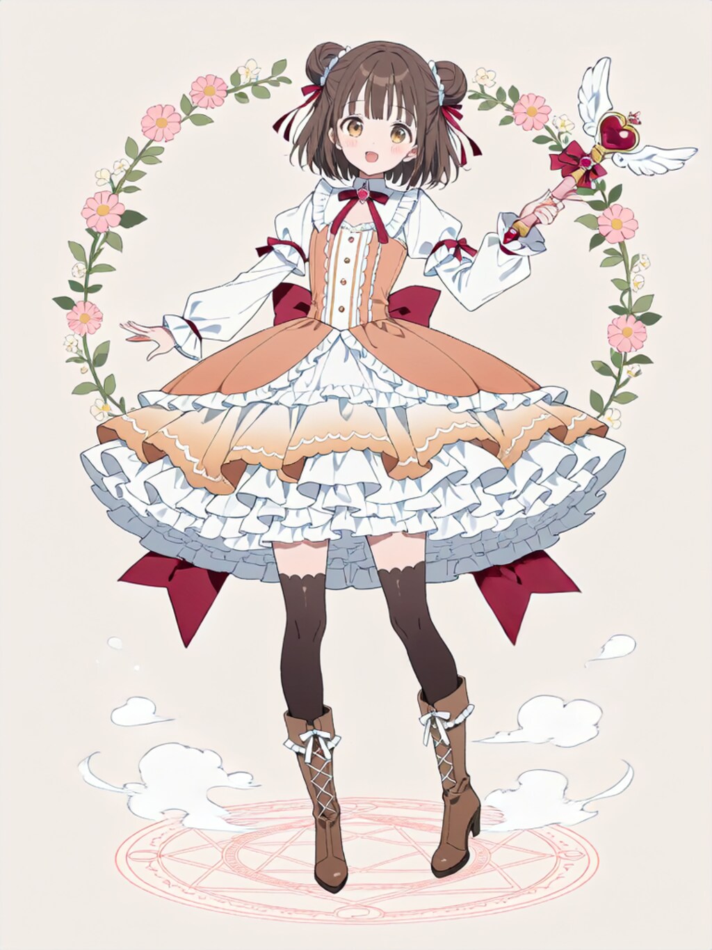 変身！魔法少女 ふかめちゃん【パラパライラスト】