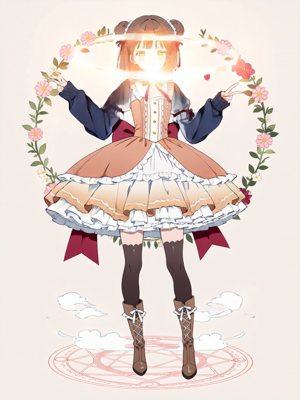 変身！魔法少女 ふかめちゃん【パラパライラスト】