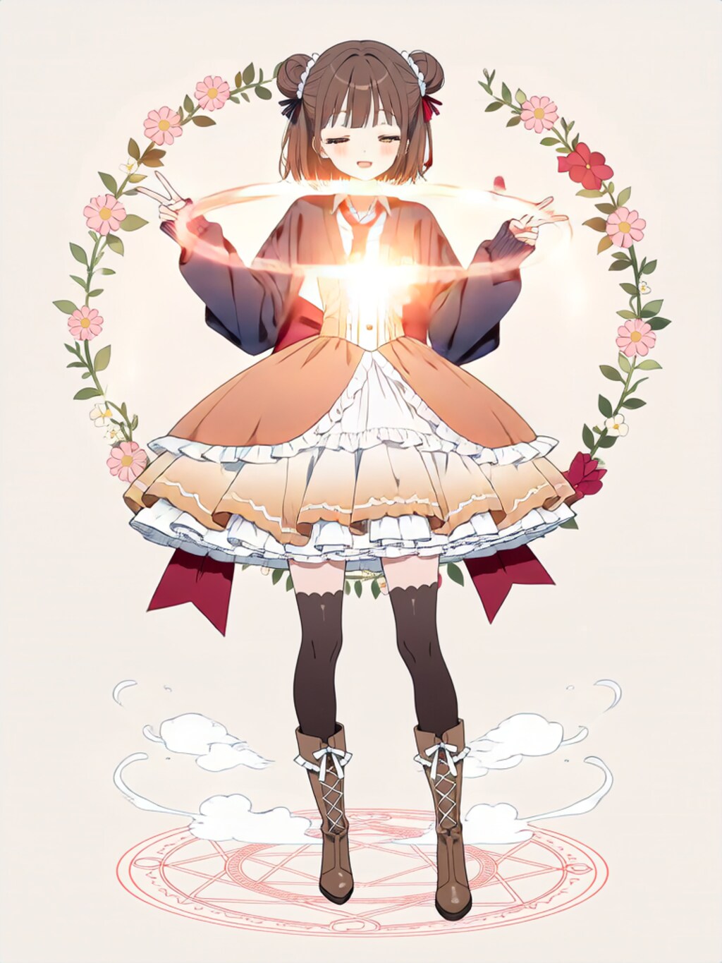 変身！魔法少女 ふかめちゃん【パラパライラスト】